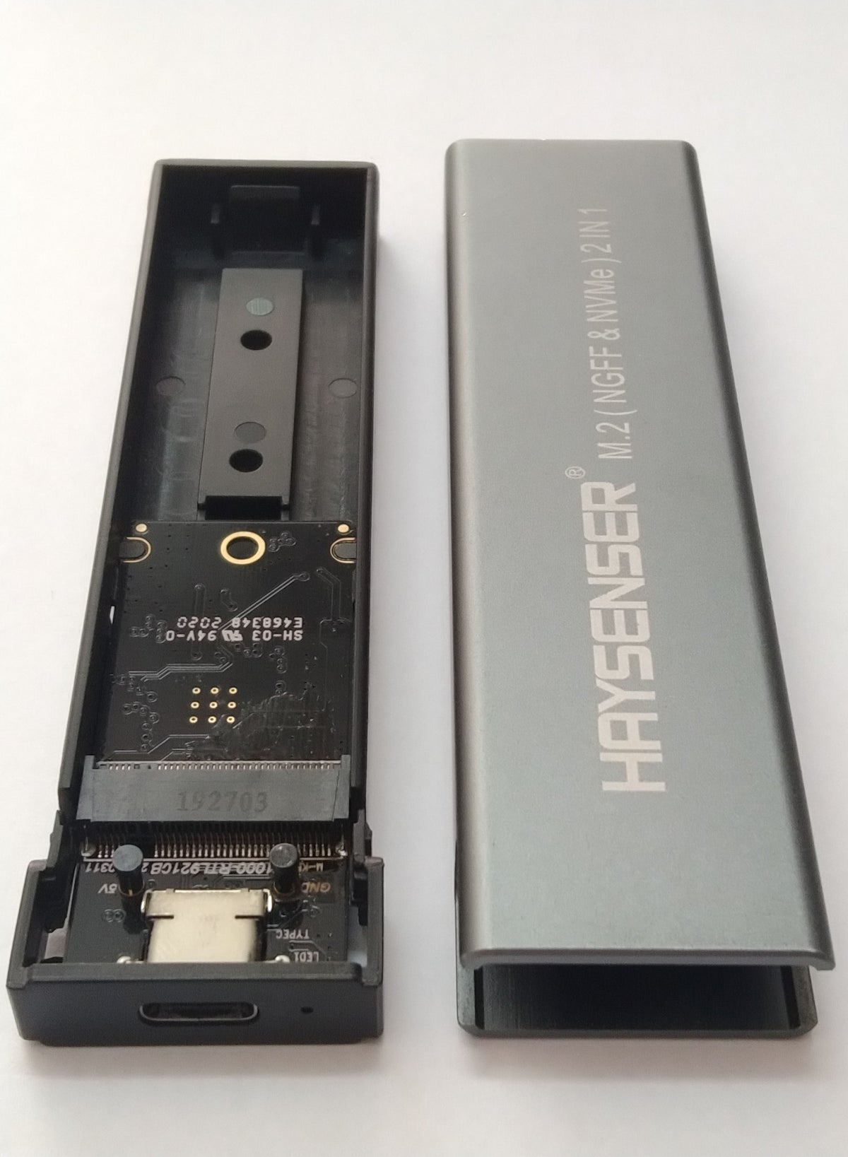 Haysenser M.2 NVMe / NGFF SSD Enclosure