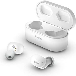 Belkin SoundForm True Wireless Stem Earbuds with Wireless Charging
