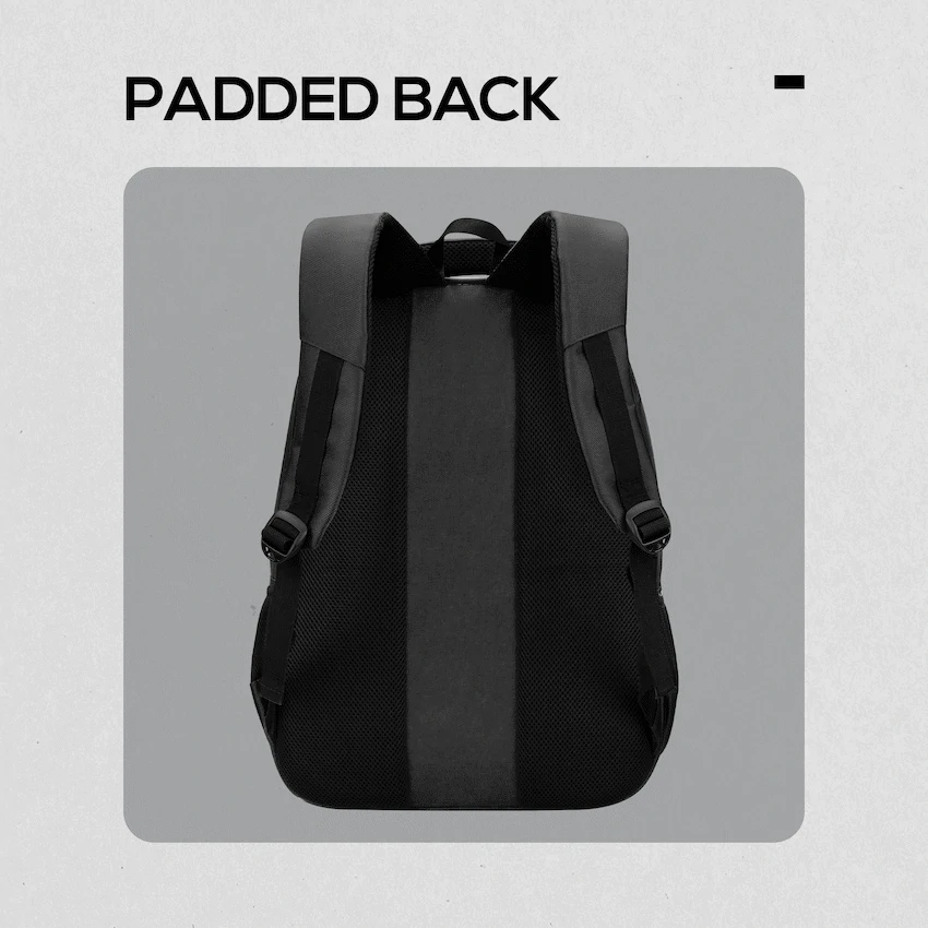 Volkano 15.6 Inch Laptop Backpack Black (VK-9299-BK) - Image 3