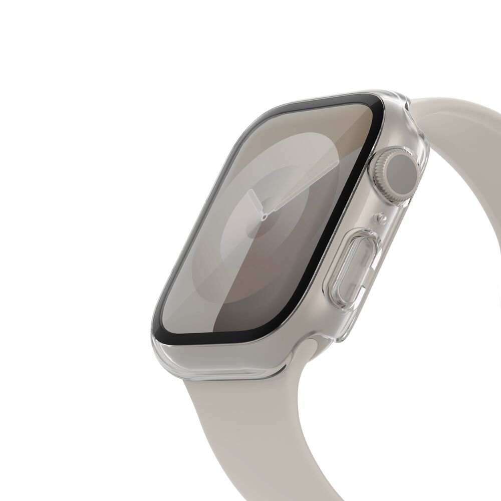 Belkin Tempered Curve 2-in-1 Treated Screen Protector + Bumper for Apple Watch Series 9/8/7/6/5/4/SE - Image 2