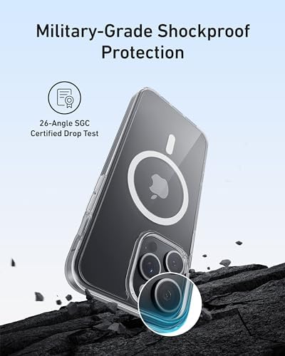 Anker iPhone 15 Pro Clear Magnetic Phone Case - Image 2