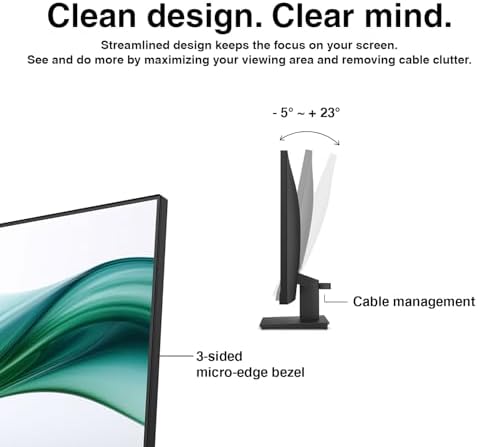 HP Series 3 Pro 23.8 Inch FHD Monitor 324pv (9U5C1AS) - Image 3