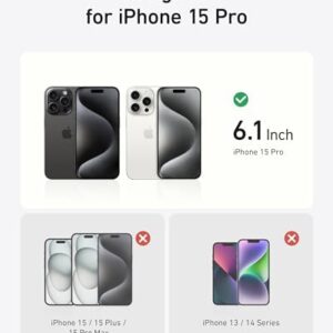 Anker iPhone 15 Pro Clear Magnetic Phone Case