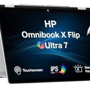 HP Omnibook X Flip 2-in-1 Ultra 7-256V 16GB RAM 512GB SSD Intel Arc 140V 14 Inch Touch (AK4Y9AV)