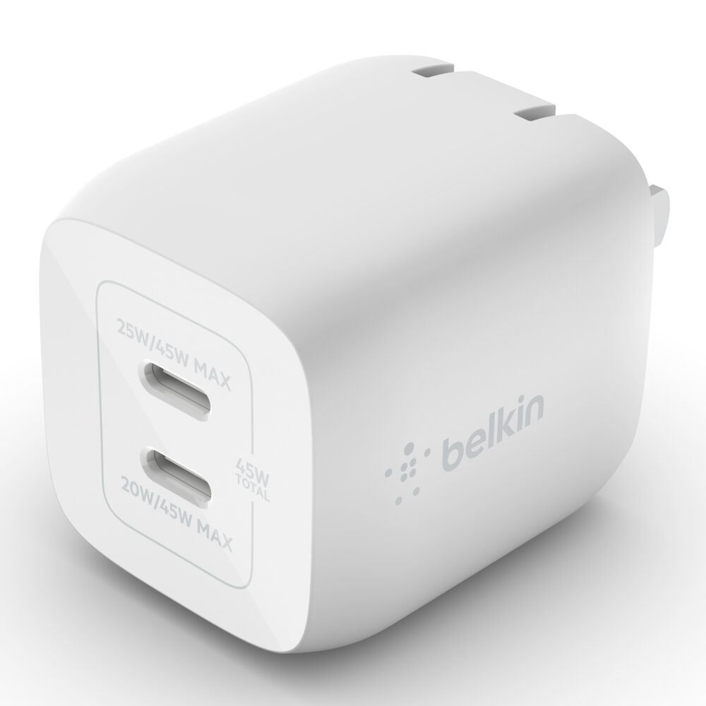 Belkin Dual 45W USB-C PD GaN Fast Charger with PPS - Image 4