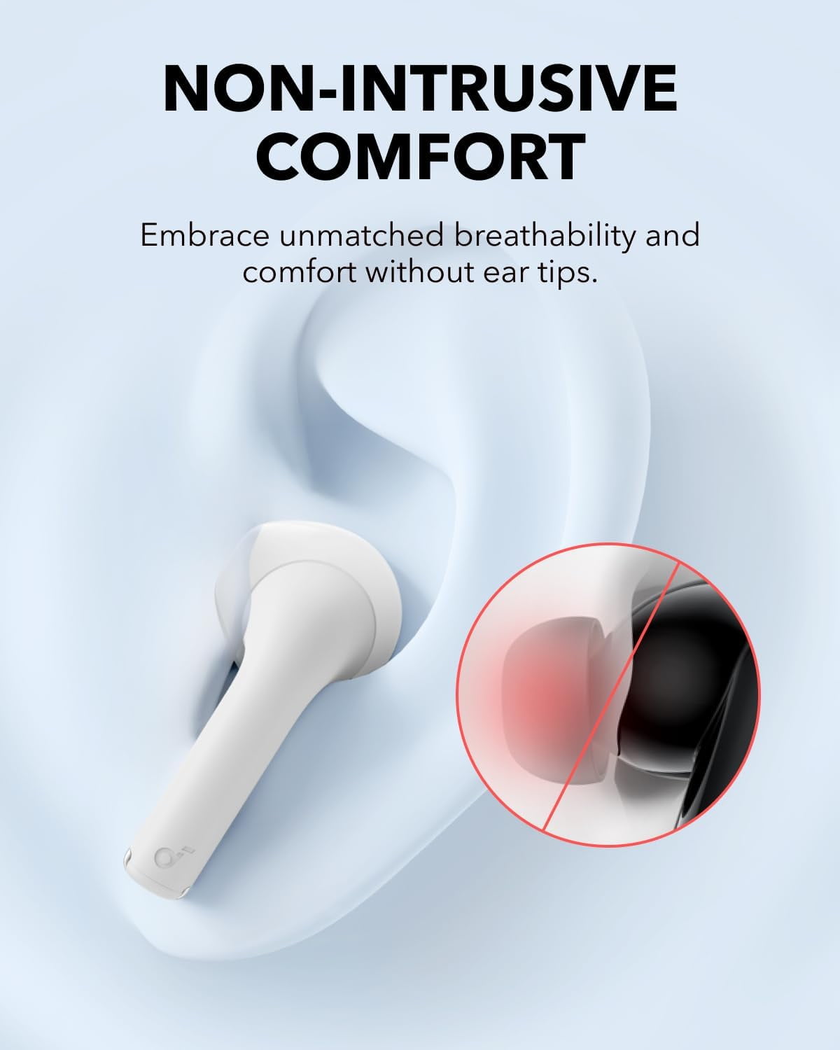 Soundcore K20i Earbuds White - Image 3