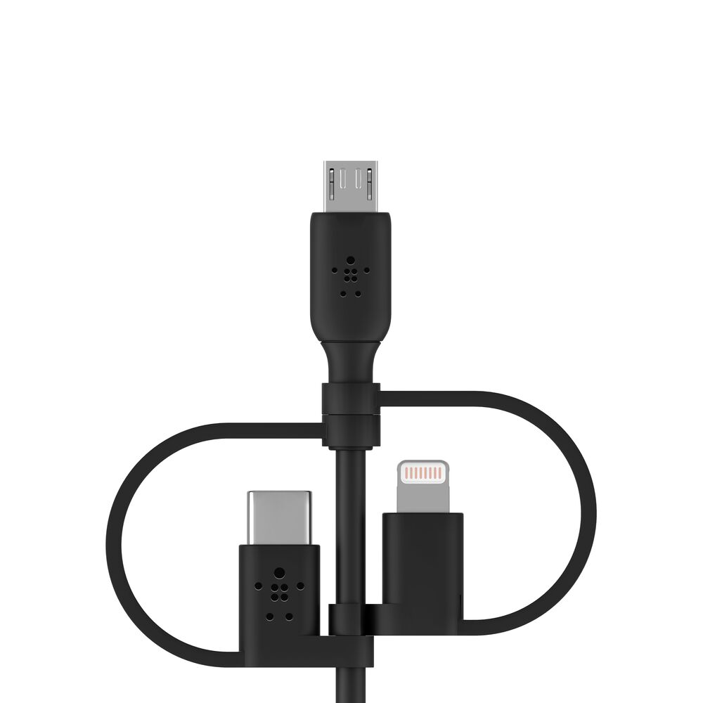 Belkin Universal Cable with Micro-USB USB-C and Lightning Connectors 1M - Image 2