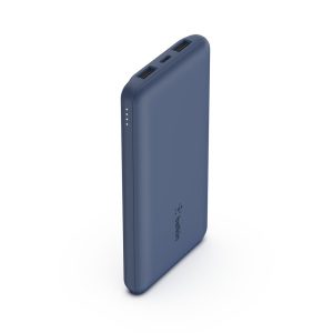Belkin 10K Power Bank with USB-C 15W Dual USB-A Blue