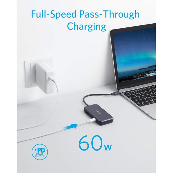 Anker PowerExpand 3-in-1 USB-C PD Hub Gray - Image 4