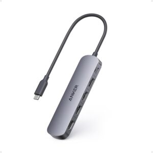 Anker USB-C Hub (5-in-1, 4K HDMI) Gray