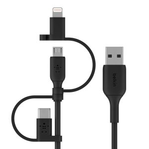Belkin Universal Cable with Micro-USB USB-C and Lightning Connectors 1M