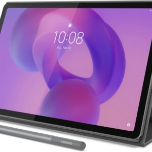 Lenovo Idea Tab 11″ 8GB RAM 128GB with Tab Pen & Folio Case, Luna Grey