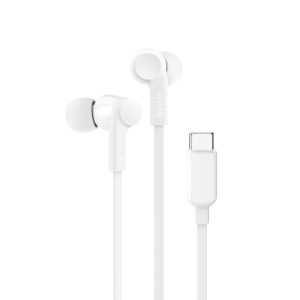 Belkin USB-C In-Ear Wired Headphones White