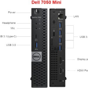 Dell OptiPlex 7050 Micro Core i5 4GB RAM 128GB SSD (Ex-UK)