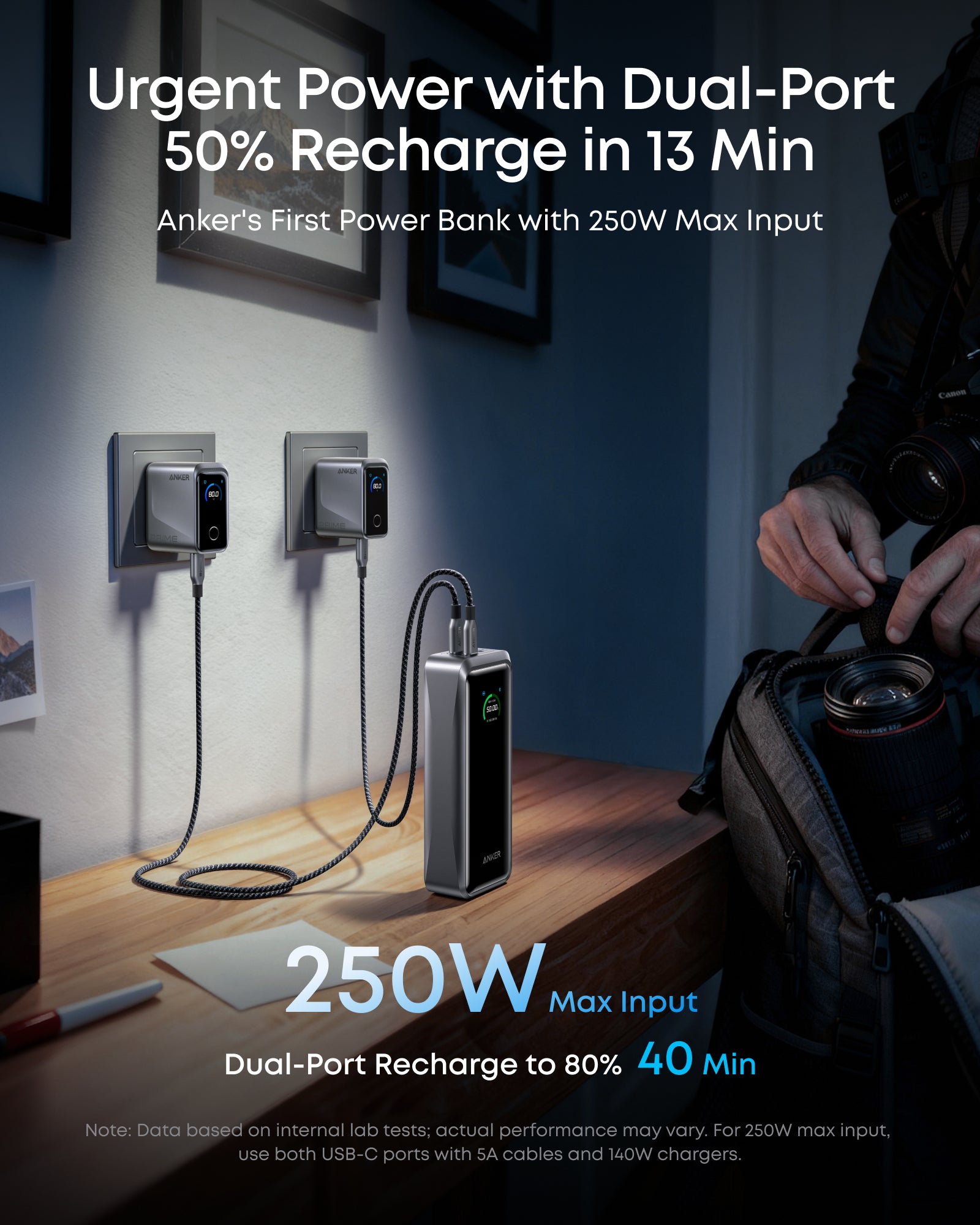 Anker Prime 26,250mAh Power Bank (300W) Black - Image 3