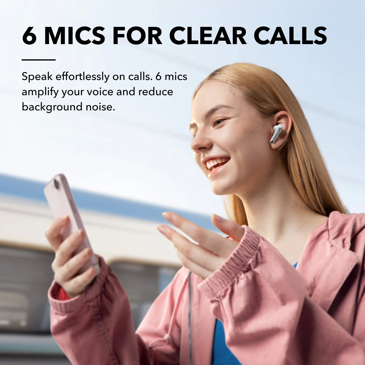Soundcore Liberty 4 NC Earbuds White - Image 4