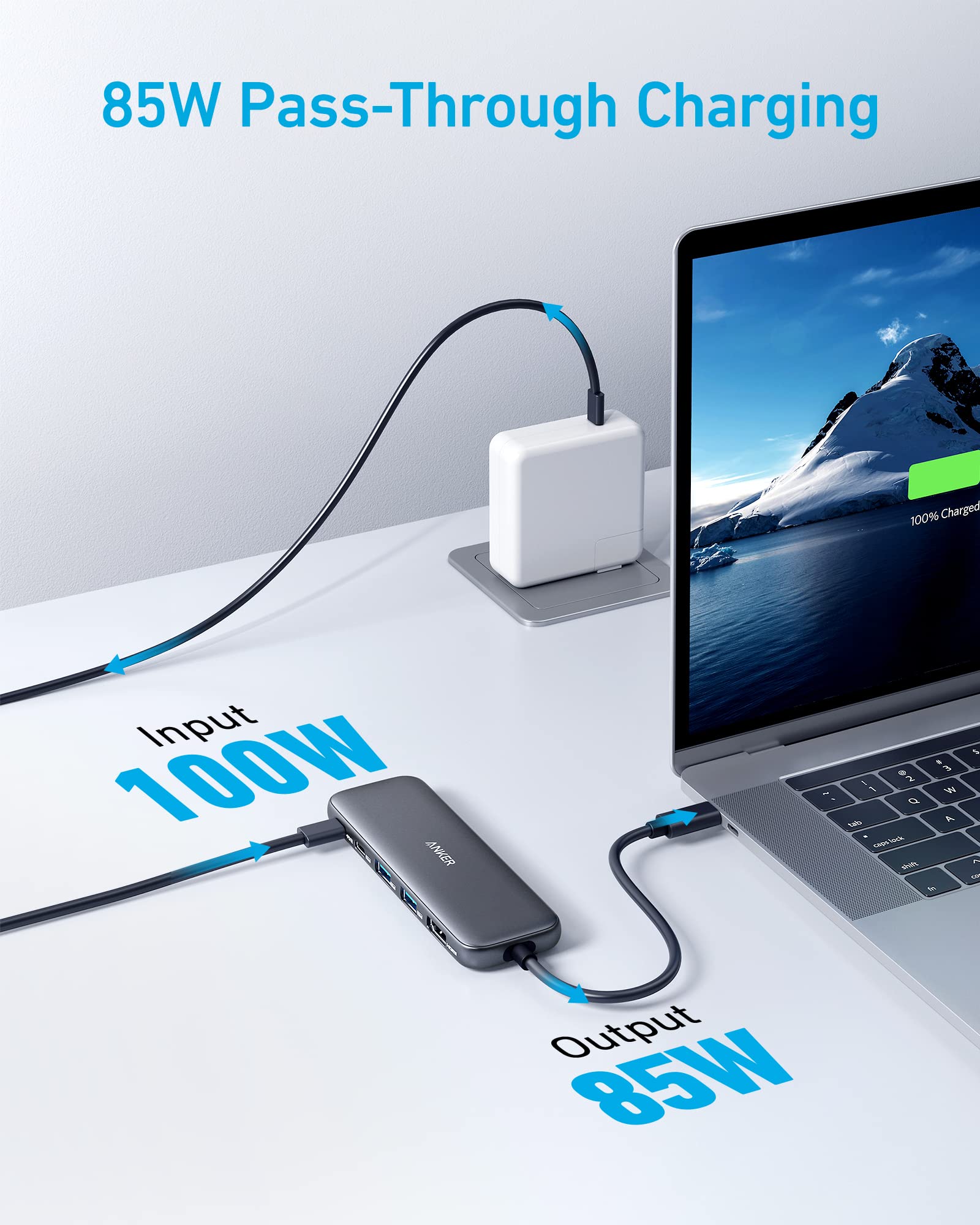 Anker 332 USB-C Hub (5-in-1) Black - Image 3
