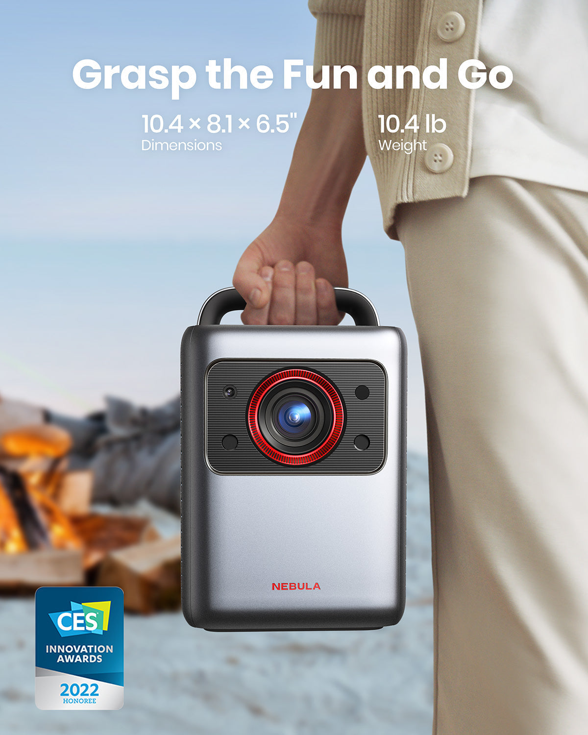 Anker Nebula Cosmos Laser 4K Projector Black & Grey - Image 3