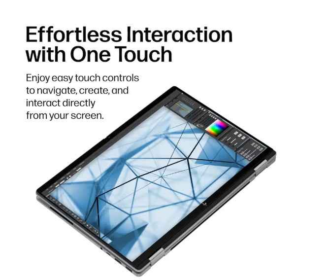HP Omnibook X Flip 14-KB0023DX Copilot Intel Core Ultra 7 355 16GB DDR5 1TB SSD 14 Inch 2K OLED Touch Meteor Silver (D3KN6UA)