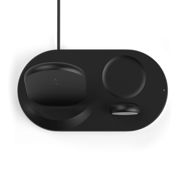 Belkin BOOST CHARGE 3-in-1 Wireless Charger for Apple iPhone Apple Watch and AirPods Black - Image 3
