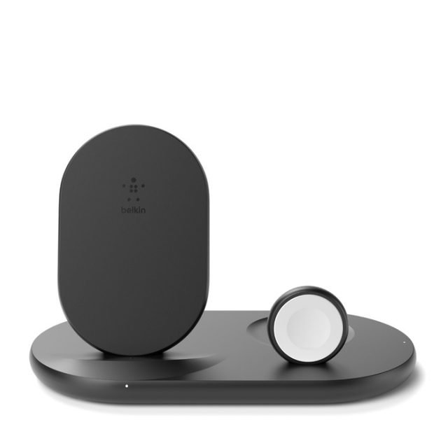 Belkin BOOST CHARGE 3-in-1 Wireless Charger for Apple iPhone Apple Watch and AirPods Black