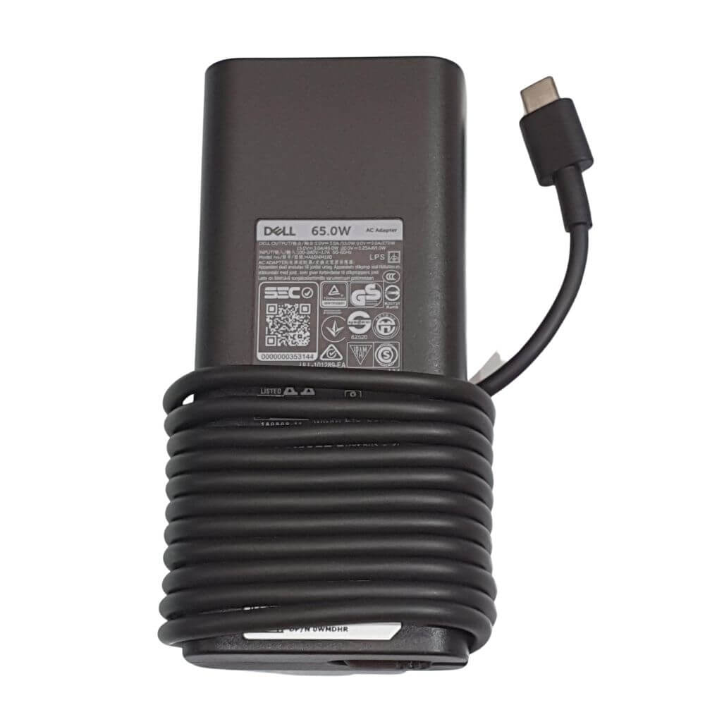 Dell 65W USB-C Laptop Charger (Ex-UK)