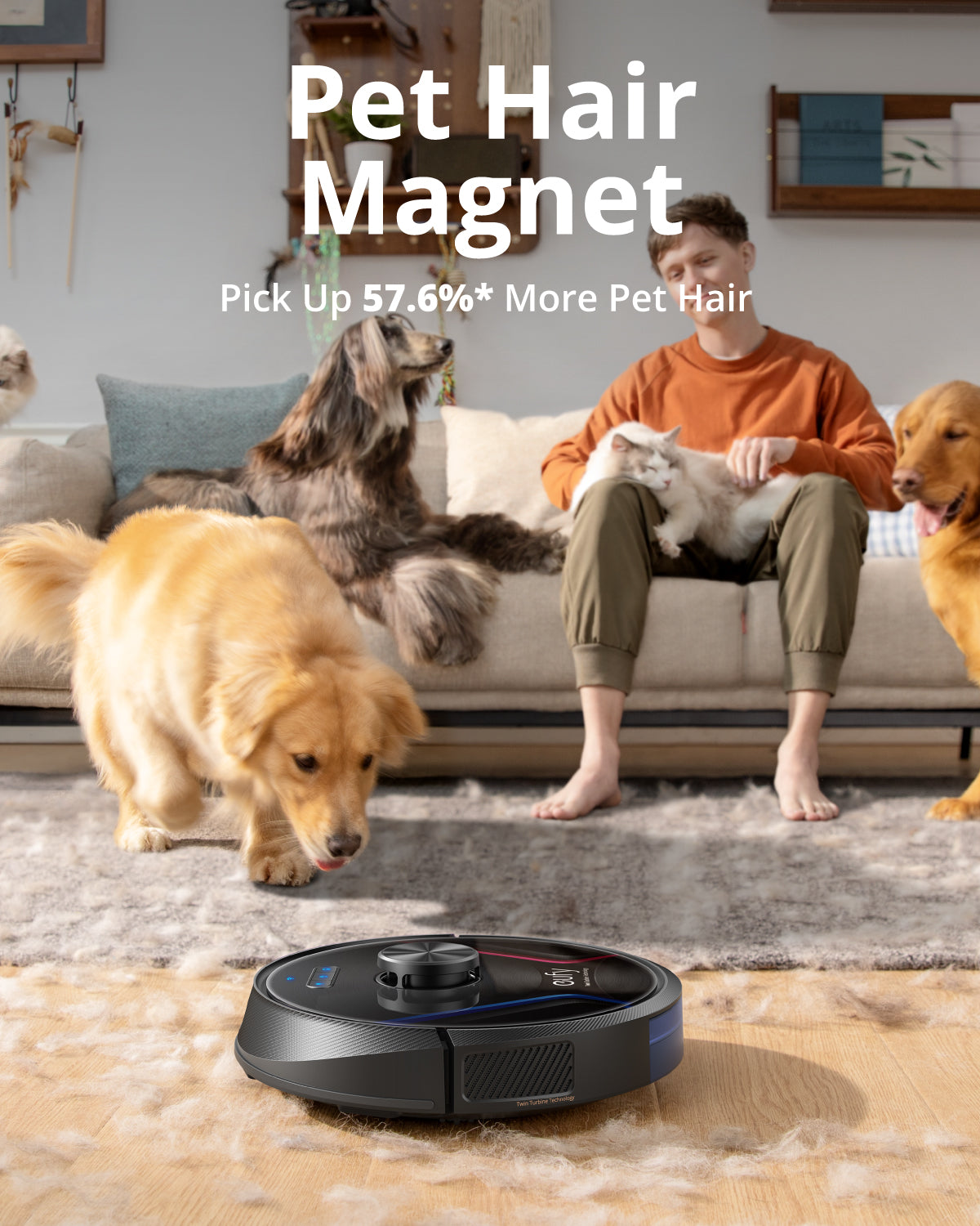 Eufy RoboVac X8 Hybrid Robot Vacuum Black - Image 4