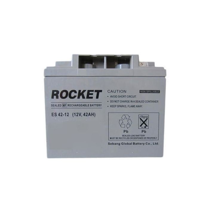 EnerRocket 12V 42AH AGM Battery (10yr Design Life)