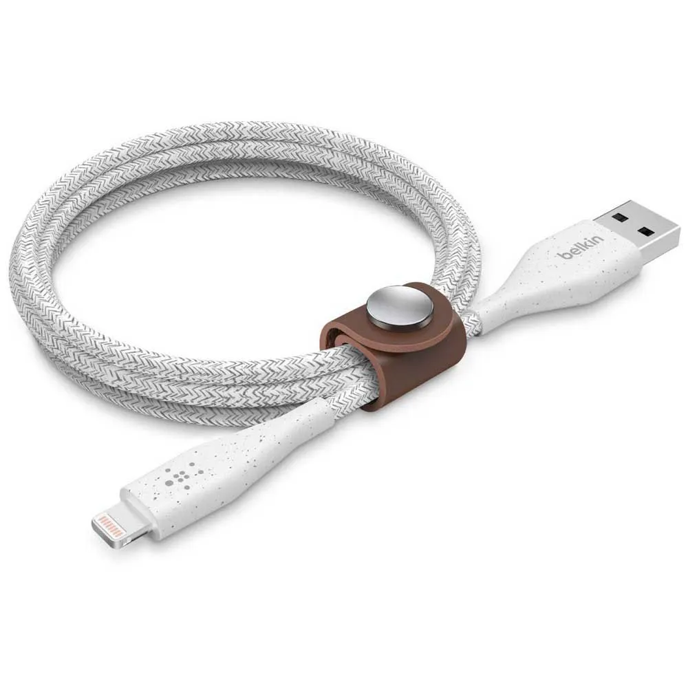 Belkin DuraTek Plus Lightning to USB-A Cable with Strap 1M Black - Image 3