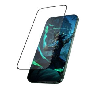 Green Lion 9H Steve Matte Privacy Glass Protector for iPhone 16 Pro Black