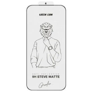 Green Lion 9H Steve Matte Screen Protector for iPhone 17 Pro Clear