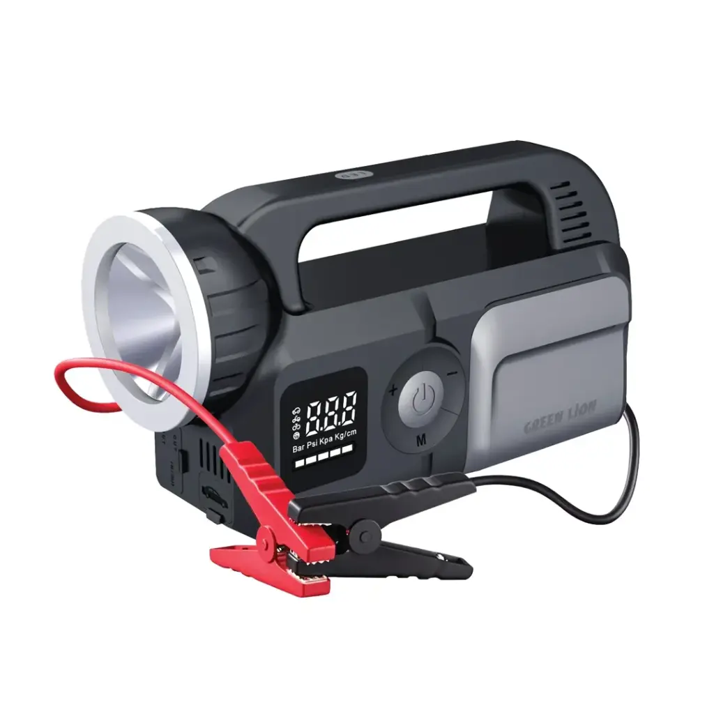Green Lion Savior 12V Jump Starter Gray