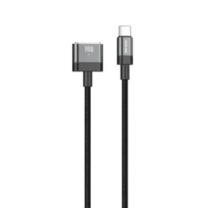 Green Lion USB-C to MagSafe 3 Magnetic Charging Cable Black