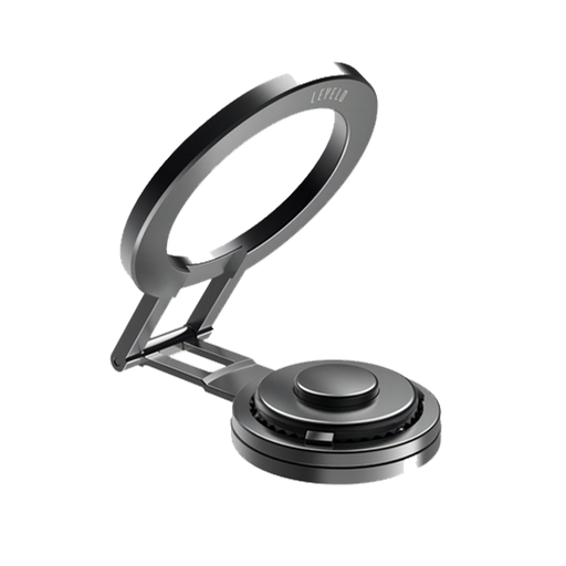 Levelo Kaito 3 in 1 Magsafe Laptop Phone Holder Matt Black