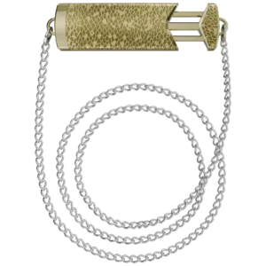 Levelo Lana Crossbody Chain Back Clip Holder Desert Titanium