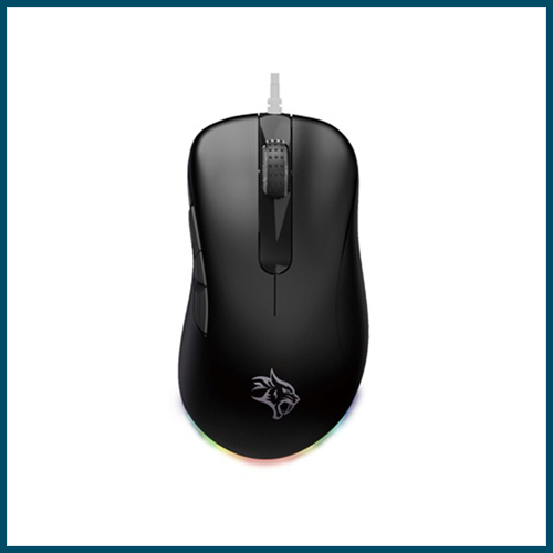 Porodo Gaming BlackHawk Wired Mouse 3389 with TTC Switch Black