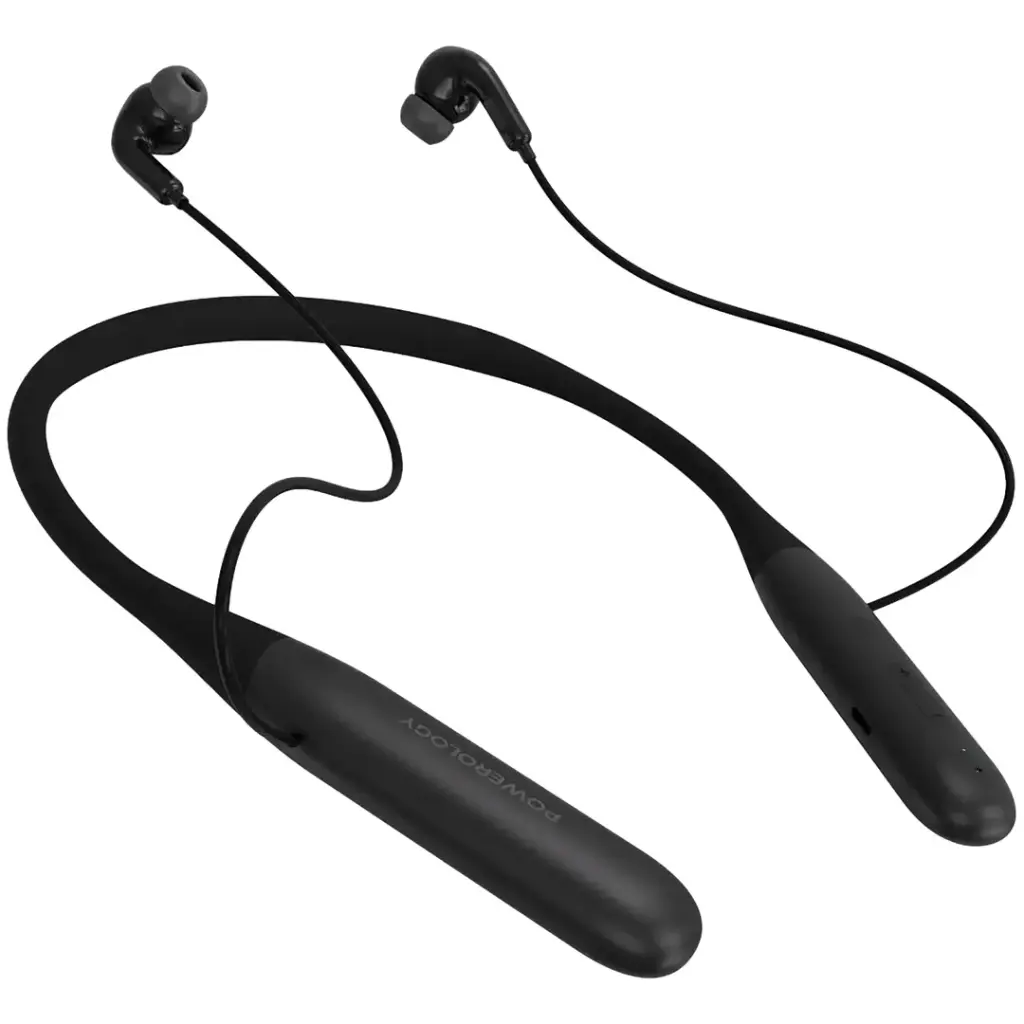 Powerology ToneFlex Wireless Neckband Earphones Black