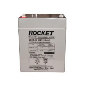 EnerRocket 12V 5AH AGM Battery (10yr Design Life)