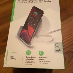 Belkin Bluetooth Speaker + 10W Wireless Charger White