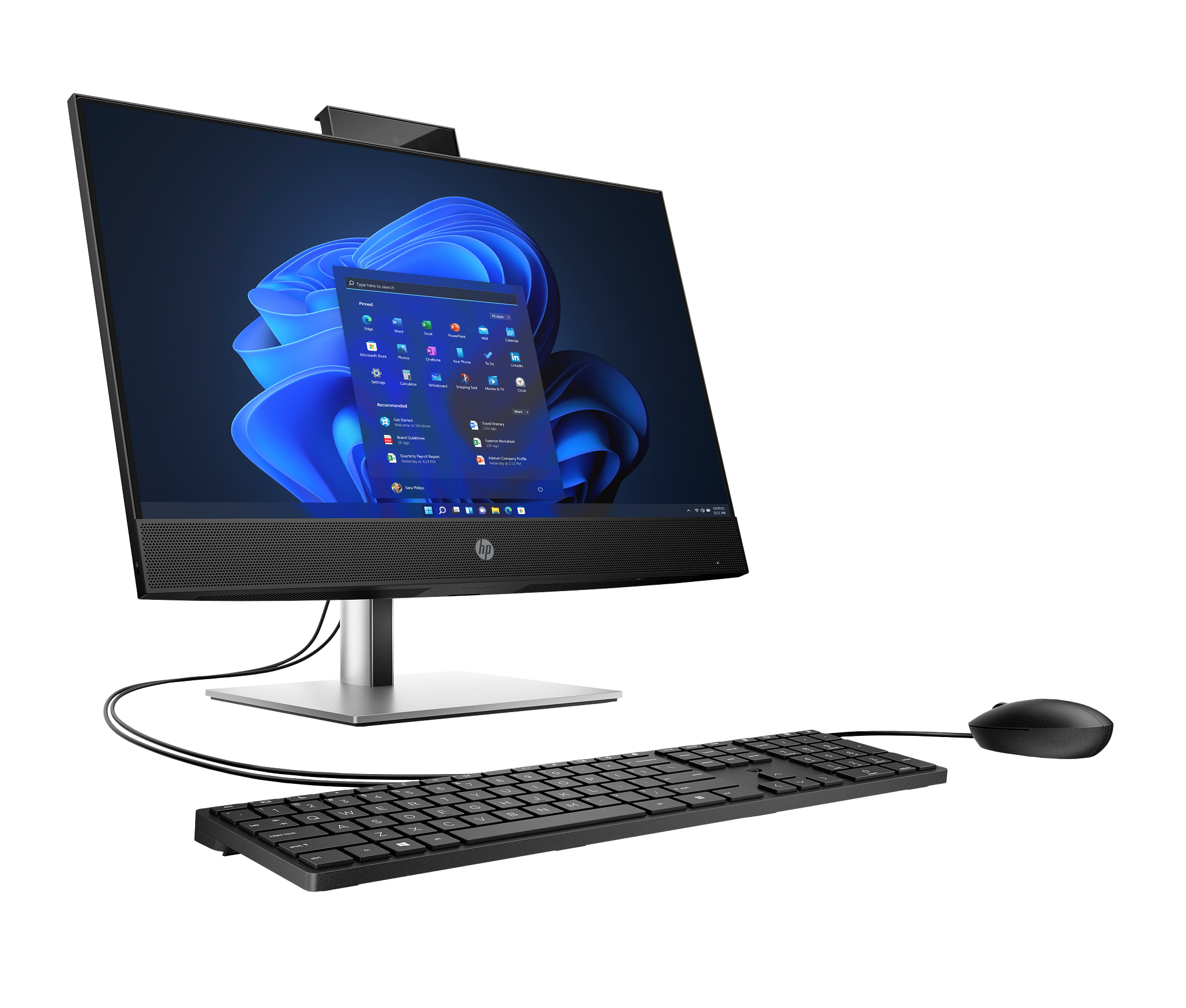 HP ProOne 440 G9 All-in-One PC 13th Gen Intel Core i5 8GB DDR4 512GB 23.8 Inch FHD (9M9L2AT) - Image 3