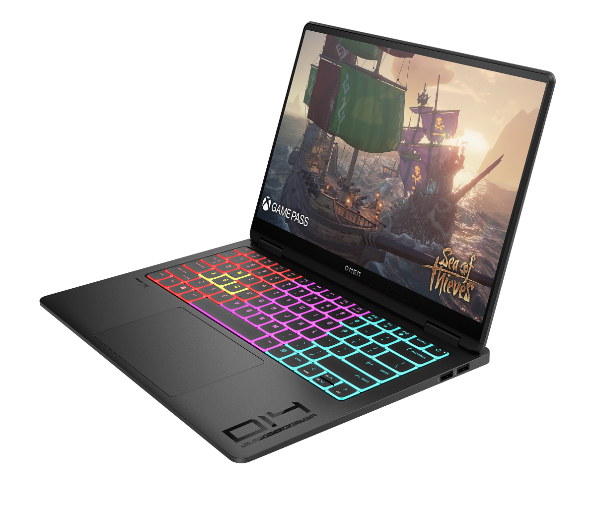 HP OMEN Transcend 14-fb1013dx Intel Core Ultra 7 255H 32GB RAM 1TB SSD 14″ 3K OLED 120Hz RTX 5060 8GB (B94GQUA) - Image 2